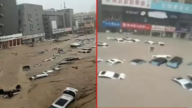 Çin'de sel felaketi! En az 12 kişi öldü, 100 binin üzerinde kişi ise tahliye edildi Çin'de sel felaketi! En az 12 kişi öldü, 100 binin üzerinde kişi ise tahliye edildi