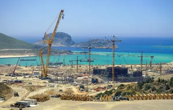 DHA, AKKUYU NGS'NİN İNŞAAT SAHASINA GİRDİ