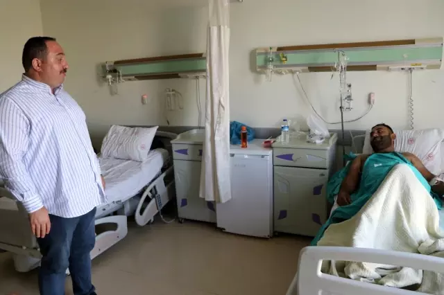 Ekinci bayramı vatandaşlarla geçirdi