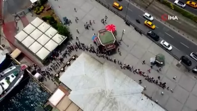 Eminönü'nde Adalar seferlerinde yoğunluk