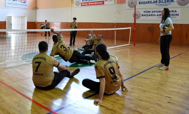 Engelli gazilerinde yer aldığı oturarak voleybol takımı 4 ayda 'süper' başarı gösterdi