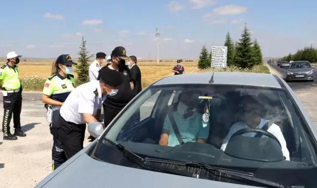 Eskişehir'de helikopter destekli trafik denetimi