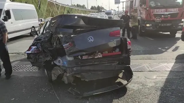 Fatih'te meydana gelen trafik kazasında 1 kişi yaralandı