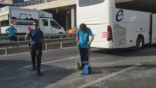 Fatih'te meydana gelen trafik kazasında 1 kişi yaralandı