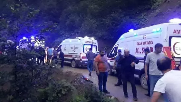 Giresun'da yolcu minibüsü şarampole devrildi: 1 ölü, 10 yaralı Giresun'da yolcu minibüsü şarampole devrildi: 1 ölü, 10 yaralı