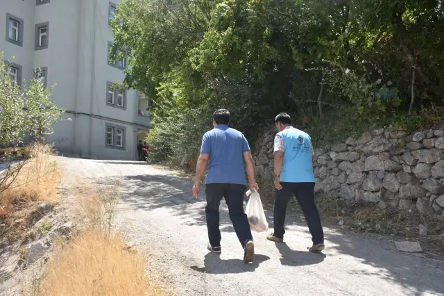 Bin aileye kurban eti dağıtıldı