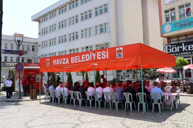 Havza'da bayramlaşma programları düzenlendi