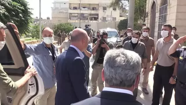 İçişleri Bakanı Soylu, Zeytin Dalı bölgesinde görev yapan güvenlik güçleriyle bayramlaştı İçişleri Bakanı Soylu, Zeytin Dalı bölgesinde görev yapan güvenlik güçleriyle bayramlaştı