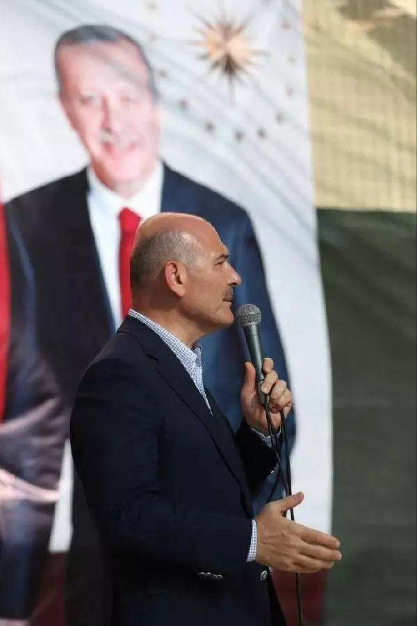 Son dakika... İçişleri Bakanı Süleyman Soylu Afrin'de incelemelerde bulundu (2)- Yeniden