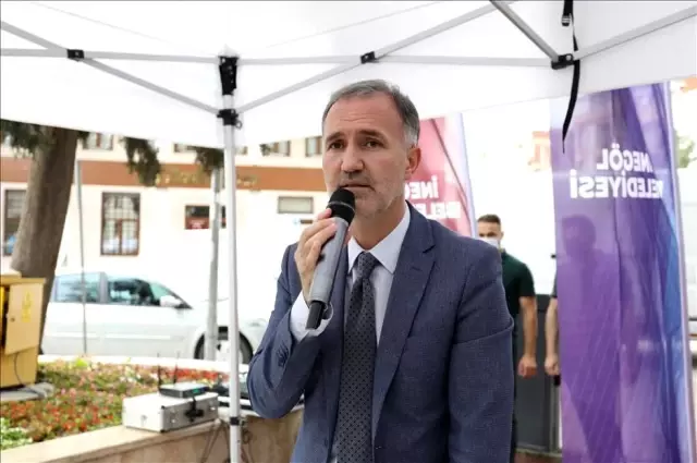 İnegöl Belediyesinde protokol ve vatandaşlar bayramlaşma töreninde bir araya geldi