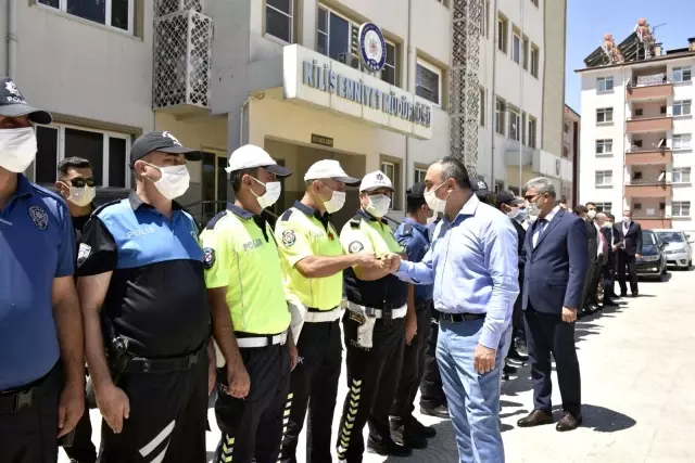 Son dakika haber! Jandarma ile poliste bayramlaşma töreni