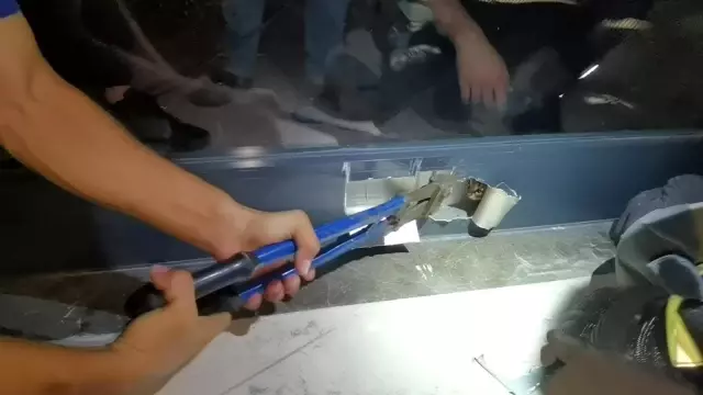 Son dakika haberi! Kapı arasına sıkışan yavru kediyi itfaiye kurtardı