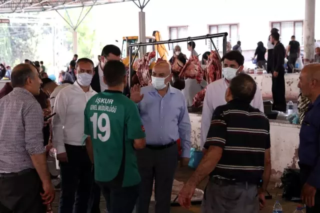 Keçiören Belediye Başkanı Turgut Altınok, kurban kesim alanlarını denetledi