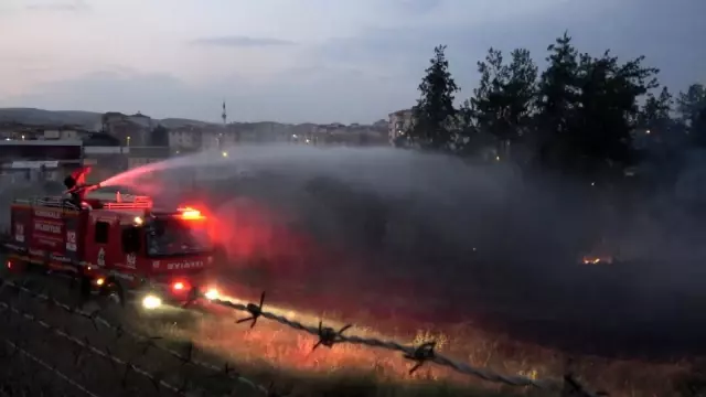 Son dakika haberi: Kırıkkale'de MKE arazinde yangın