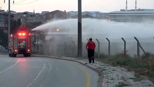 Son dakika haberi: Kırıkkale'de MKE arazinde yangın