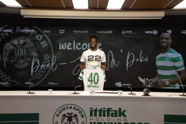 Konyaspor, Mpoku'yu kadrosuna kattı Konyaspor, Mpoku'yu kadrosuna kattı