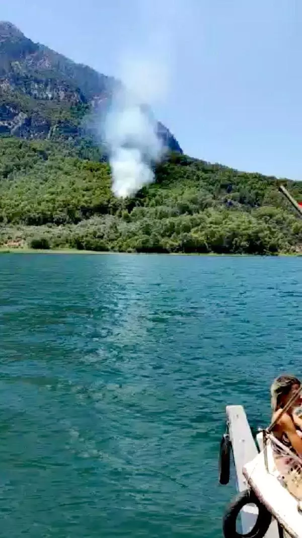 Köyceğiz'de 1 hektar orman yandı