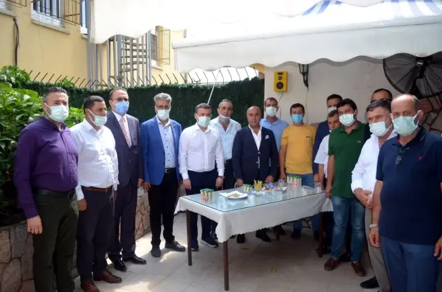 Mudanya protokolü bayramlaştı
