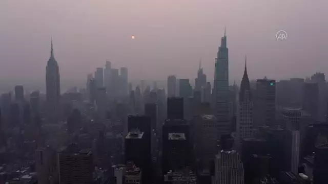 New York'ta sisli hava