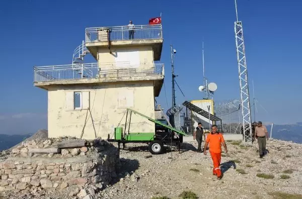 TOROSLARIN ZİRVESİNDE 24 SAAT 'DUMAN' NÖBETİ