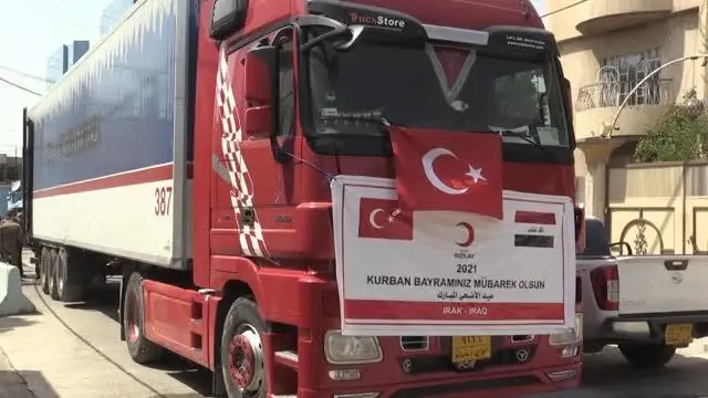 Türk Kızılay Irak'ın Kerkük ve Salahaddin kentlerinde 1500 aileye kurban eti dağıttı Türk Kızılay Irak'ın Kerkük ve Salahaddin kentlerinde 1500 aileye kurban eti dağıttı