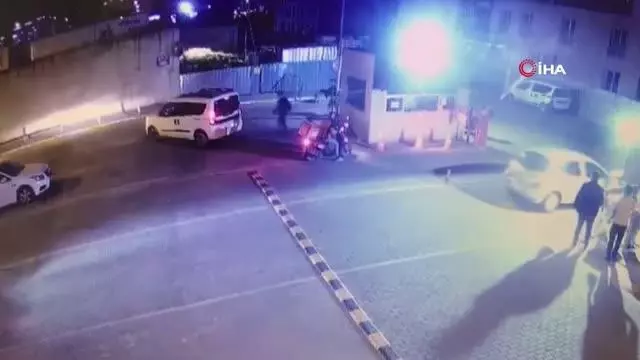 Yatan köpeğin üzerinden otomobil ile böyle geçti