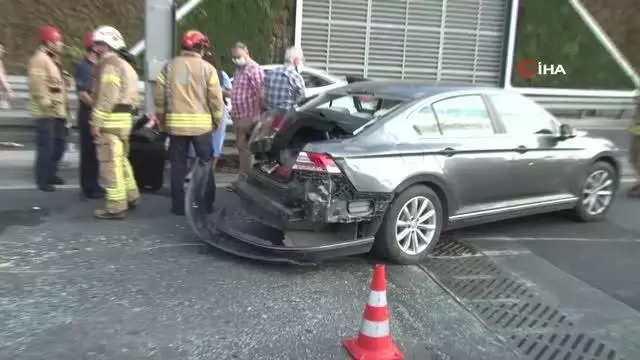 Yenikapı'da zincirleme kaza: 1 hafif yaralı