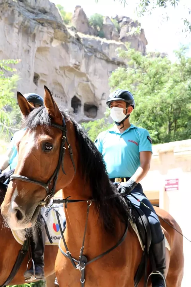 Son dakika haberi! 14 kilometrelik Ihlara Vadisi'nde atlı jandarma timleri devriyede