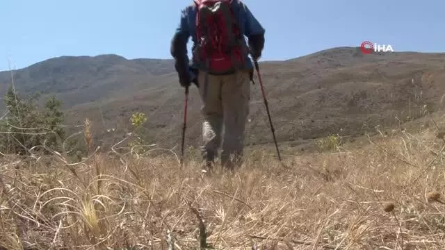 2 bin 347 metrelik Hazar Baba Dağı'na solo tırmanış yaptı