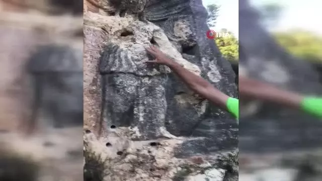 2 bin yıllık kültür mirası defineciler tarafından tahrip ediliyor