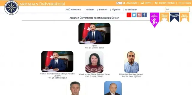 9 makamlı rektör skeç oldu