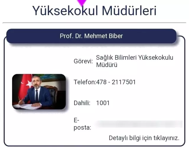 9 makamlı rektör skeç oldu
