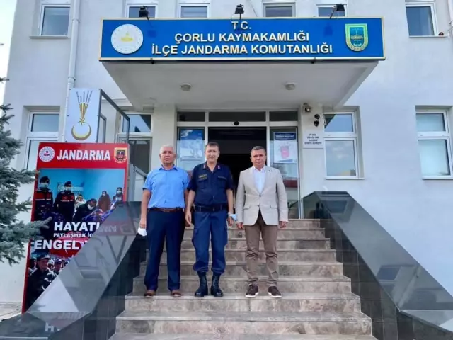 AK Parti Çorlu İlçe Başkanı Keskin bayram ziyaretlerinde bulundu