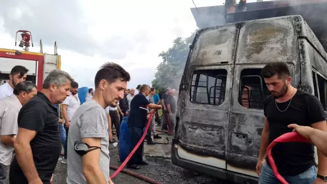Alaplı'da peş peşe çıkan yangınlar korkuttu: Bir ev, araba ve traktör kül oldu