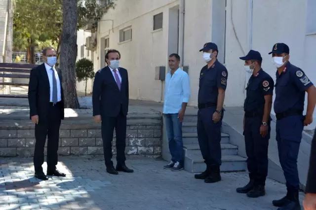 Ayvalık'ta protokol bayramlaştı