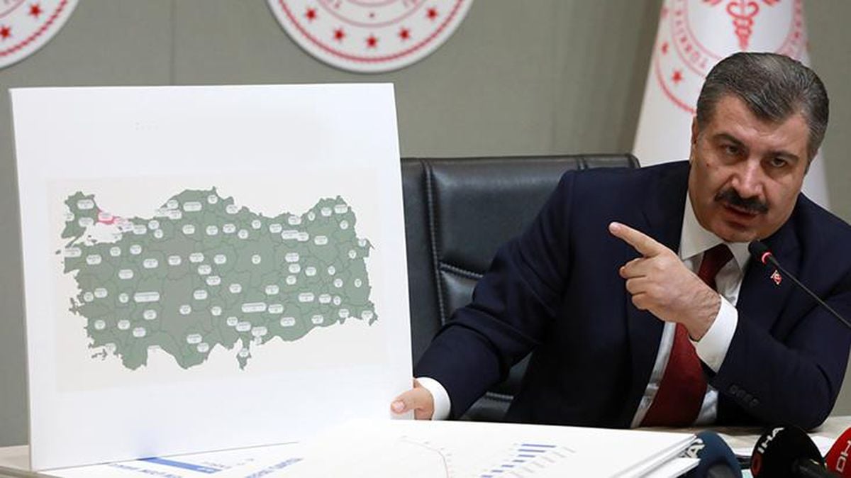 Bakan Koca, illere göre haftalık vaka haritasını paylaştı! Siirt alarm veriyor