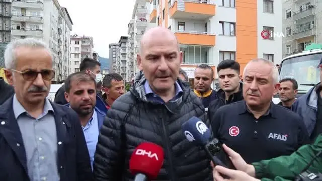 Bakan Soylu: 'Can kaybımız yok; 1-2 tane yaralımız var'