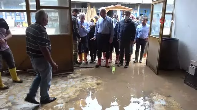 Son dakika haberleri! Bakan Soylu selden etkilenen Artvin'in Murgul ilçesinde incelemelerde bulundu