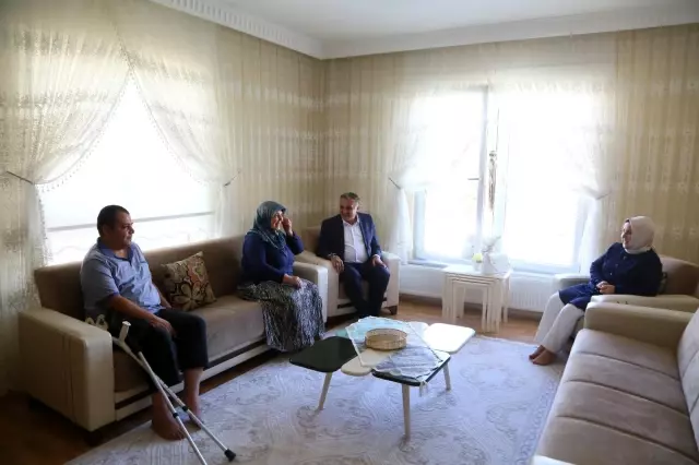 Son dakika haberleri... Başkan Cabbar'dan şehit ailelerine bayram ziyareti