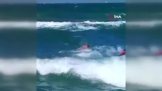 Boğulmaktan son anda kurtarıldılar