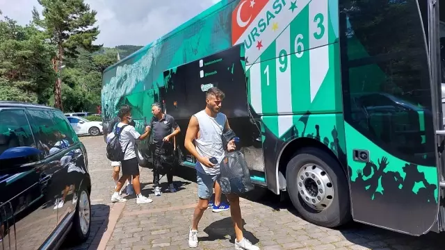 Bursaspor ikinci etap kamp için Bolu'ya gitti