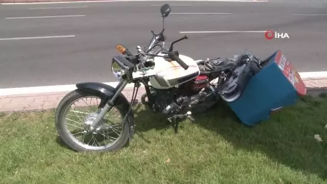 Son dakika: Çaldığı motosikletle kaza yapınca bırakıp kaçtı