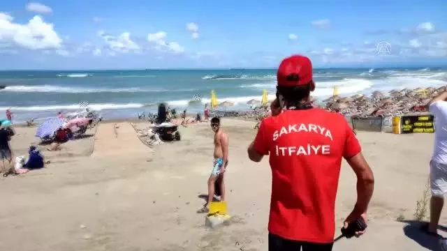 Denize girişlere izin verilmiyor