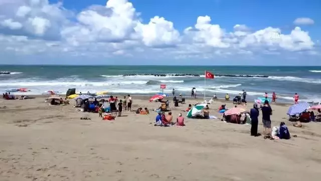 Denize girişlere izin verilmiyor