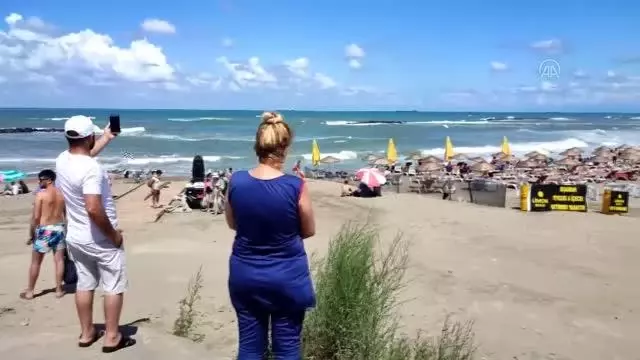 Denize girişlere izin verilmiyor