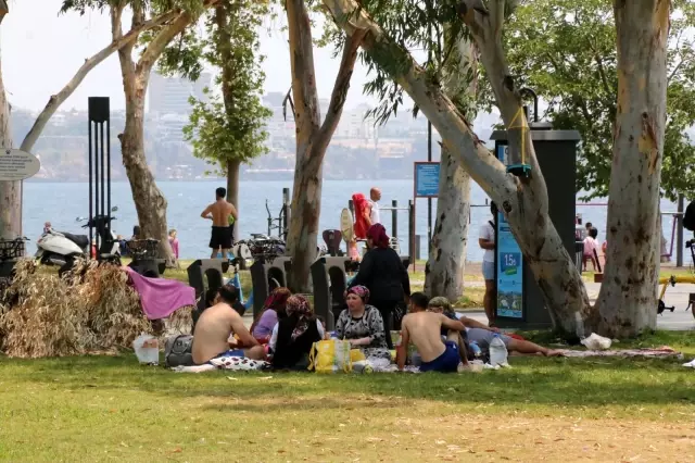 Dünyaca ünlü sahil adeta doldu taştı, sosyal mesafe unutuldu
