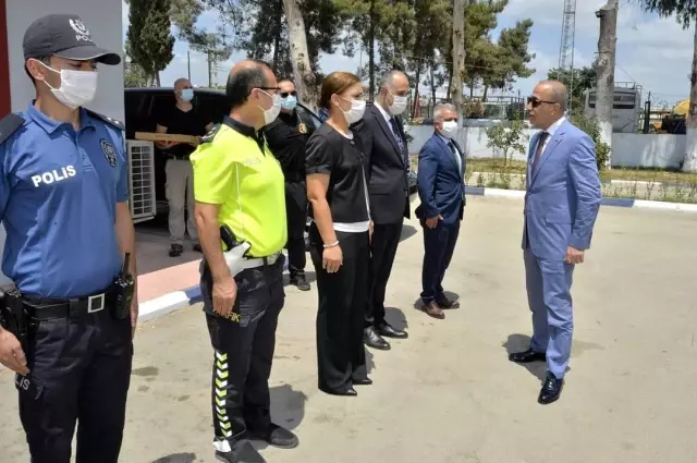 Son dakika haberleri! Emniyet Müdürü İnci polis merkezlerini tek tek gezerek bayramlaştı
