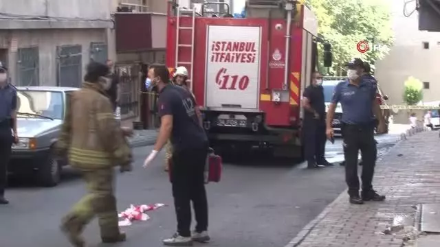 Esenler'de yangın...İtfaiye şüpheli ölüme rastladı