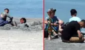 Görüntüler pes dedirtti! Yasağa aldırış etmeyen vatandaşlar Salda Gölü'nde nargile içip çamur banyosu yaptı Görüntüler pes dedirtti! Yasağa aldırış etmeyen vatandaşlar Salda Gölü'nde nargile içip çamur banyosu yaptı