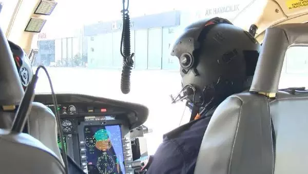 İSTANBUL'DA HELİKOPTERLİ TRAFİK DENETİMİ